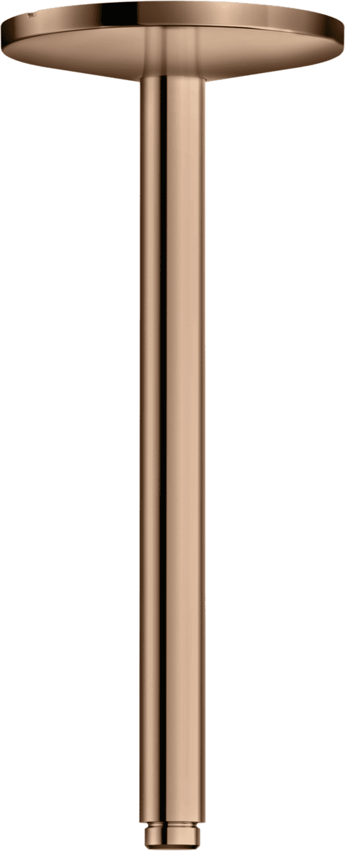 HANSGROHE AXOR One Deckenanschluss 300 mm für Kopfbrause 280 1jet #48495300 - Polished Red Gold