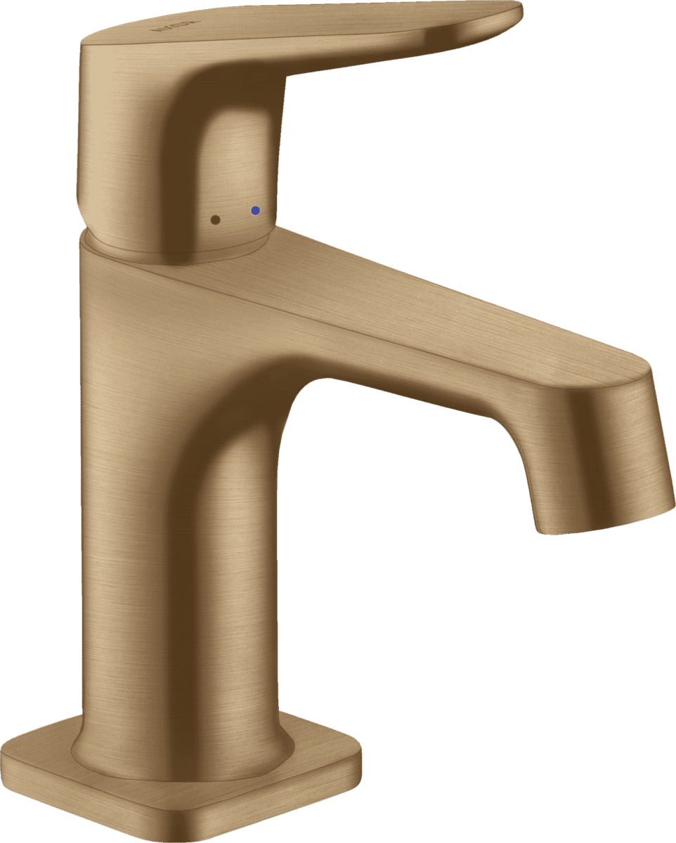 HANSGROHE AXOR Citterio M Einhebel-Waschtischmischer 70 für Handwaschbecken mit Zugstangen-Ablaufgarnitur #34016140 - Brushed Bronze