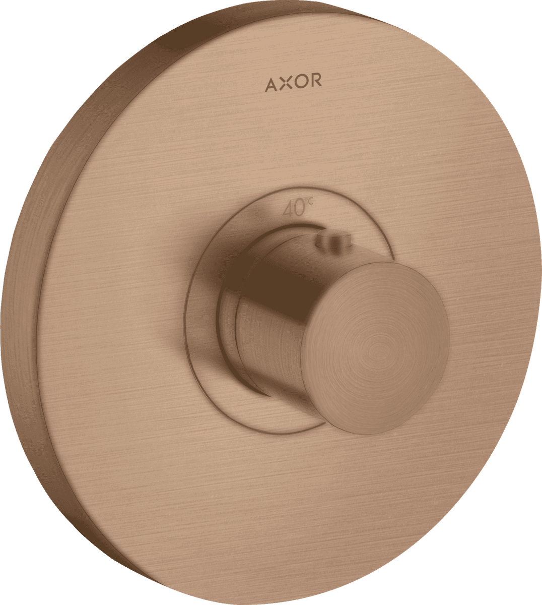 HANSGROHE AXOR ShowerSelect Thermostat HighFlow Unterputz rund #36721310 - Brushed Red Gold