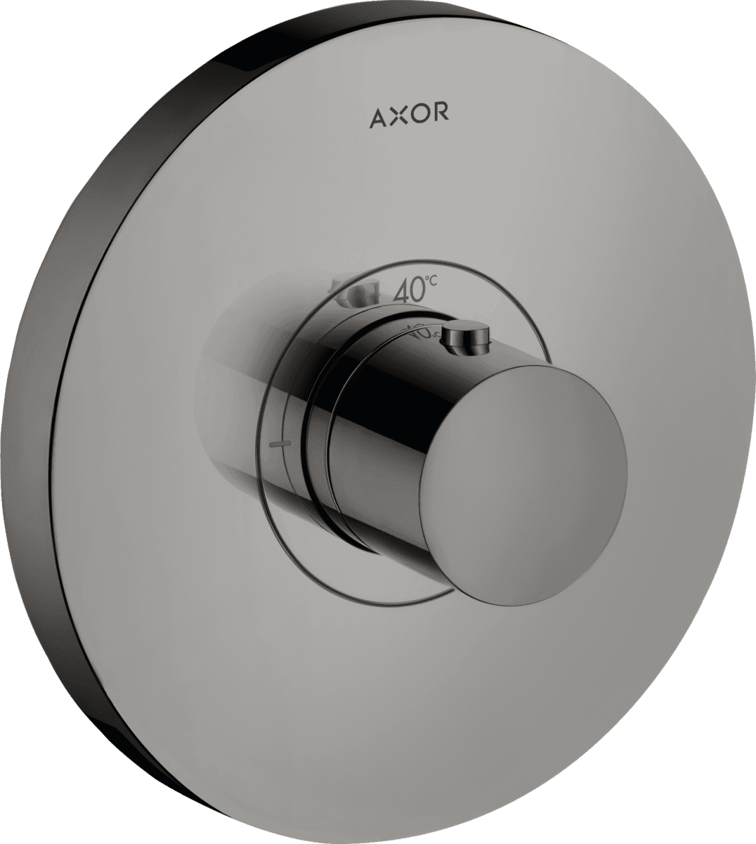 HANSGROHE AXOR ShowerSelect Thermostat HighFlow Unterputz rund #36721330 - Polished Black Chrome