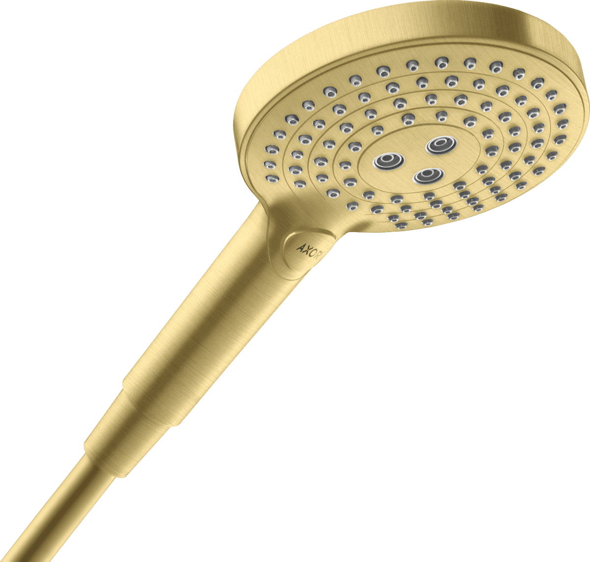 Obrázek HANSGROHE Ruční sprcha AXOR ShowerSolutions 120 3jet EcoSmart #26051950 - kartáčovaná mosaz