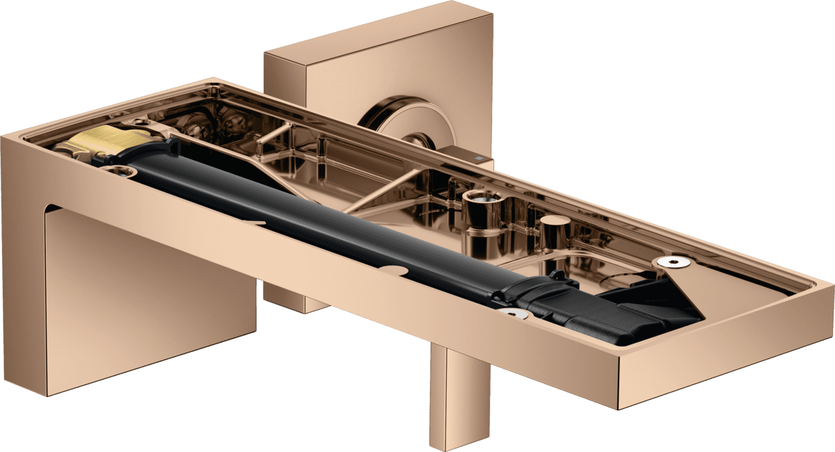 HANSGROHE AXOR MyEdition Einhebel-Waschtischmischer Unterputz für Wandmontage mit Auslauf 221 mm ohne Platte #47062300 - Polished Red Gold