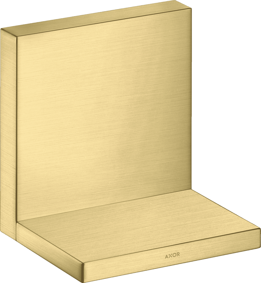 HANSGROHE AXOR ShowerSolutions Ablage 120/120 #40872950 - Brushed Brass
