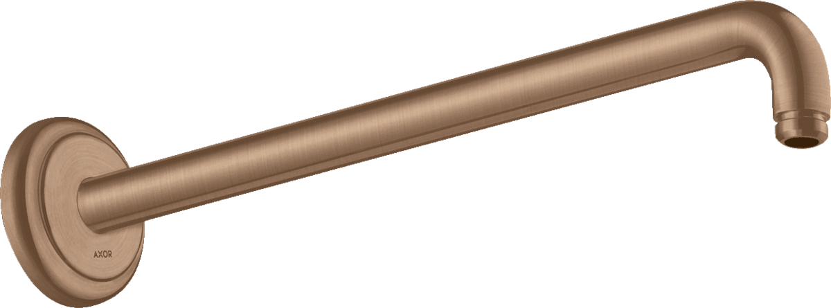 HANSGROHE AXOR Montreux Brausearm 389 mm #27348310 - Brushed Red Gold