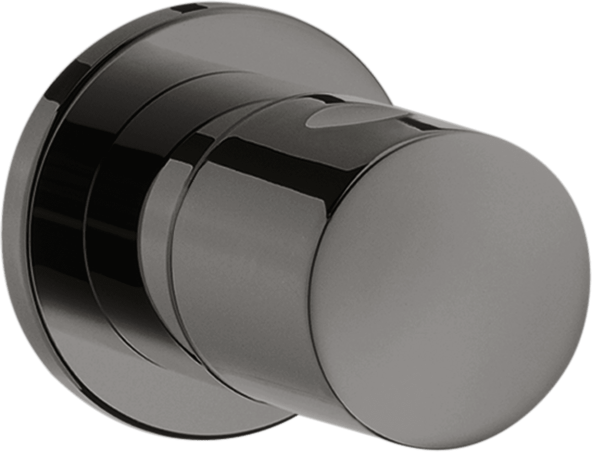 HANSGROHE AXOR Uno Absperrventil Unterputz #38976330 - Polished Black Chrome