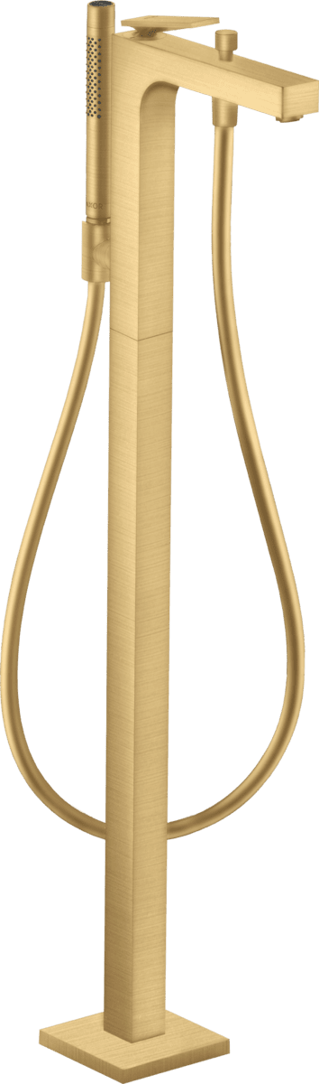 HANSGROHE AXOR Citterio Einhebel-Wannenmischer bodenstehend mit Hebelgriff #39440250 - Brushed Gold Optic