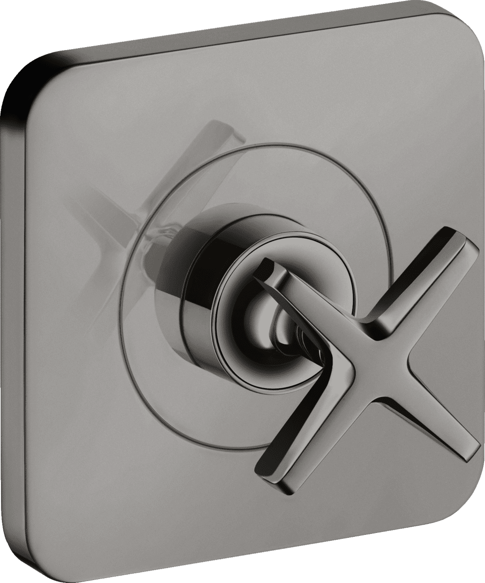 HANSGROHE AXOR Citterio E Absperrventil 120/120 Unterputz #36771330 - Polished Black Chrome