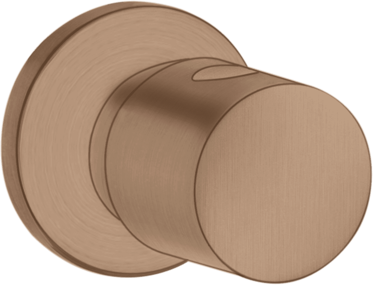 HANSGROHE AXOR Uno Absperrventil Unterputz #38976310 - Brushed Red Gold