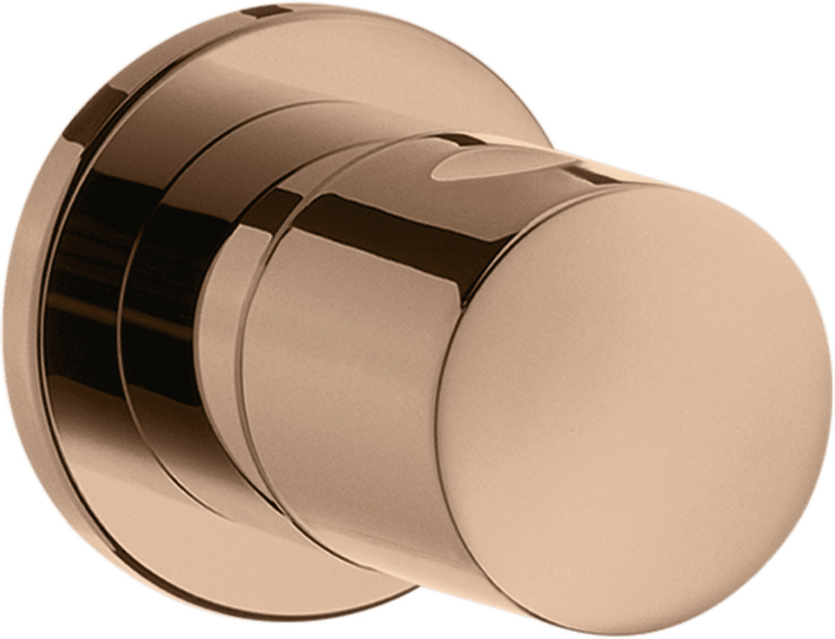 HANSGROHE AXOR Uno Absperrventil Unterputz #38976300 - Polished Red Gold