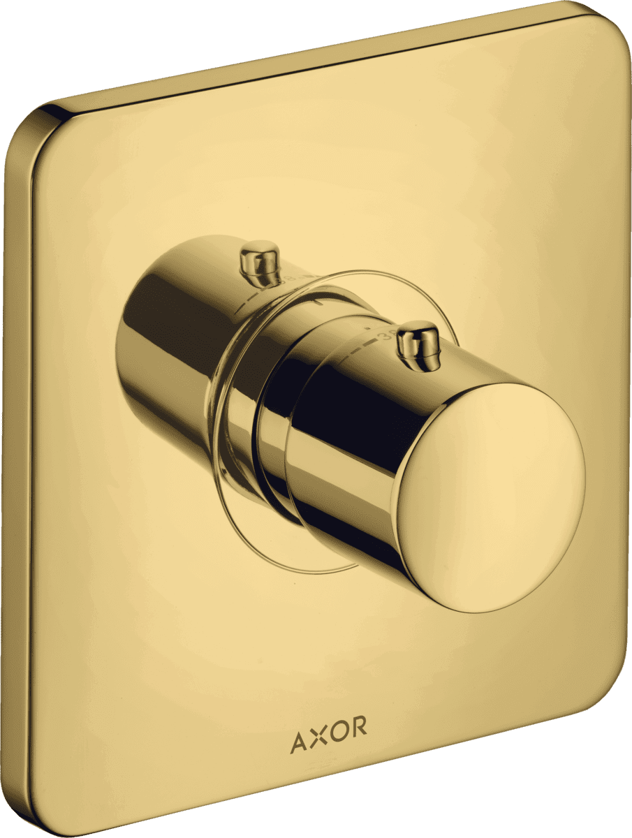 HANSGROHE AXOR Citterio M Thermostat HighFlow Unterputz #34716990 - Polished Gold Optic