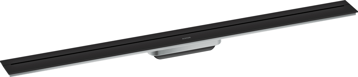 HANSGROHE AXOR Drain Fertigset Duschrinne 1000 zur Wandmontage #42528670 - Mattschwarz