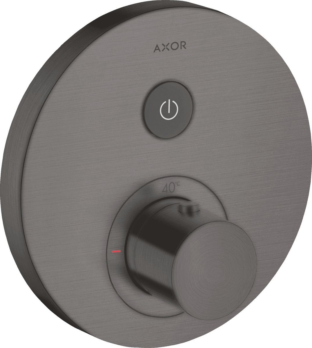 HANSGROHE AXOR ShowerSelect Thermostat Unterputz rund für 1 Verbraucher #36722340 - Brushed Black Chrome