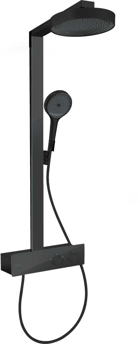 HANSGROHE Rainfinity Showerpipe 250 1jet EcoSmart mit ShowerTablet 350 #28742670 - Mattschwarz