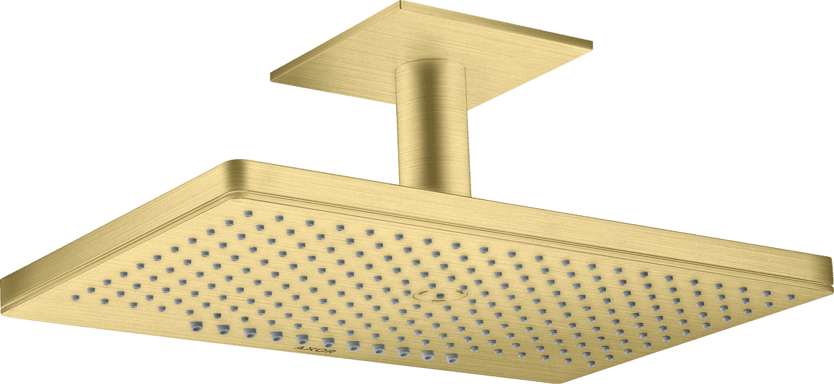 HANSGROHE AXOR ShowerSolutions Kopfbrause 460/300 2jet mit Deckenanschluss #35279950 - Brushed Brass
