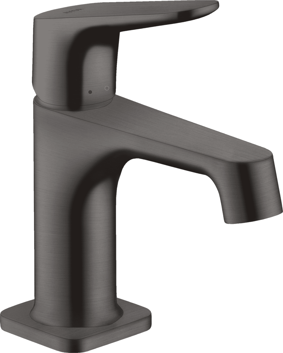 HANSGROHE AXOR Citterio M Einhebel-Waschtischmischer 70 für Handwaschbecken mit Zugstangen-Ablaufgarnitur #34016340 - Brushed Black Chrome