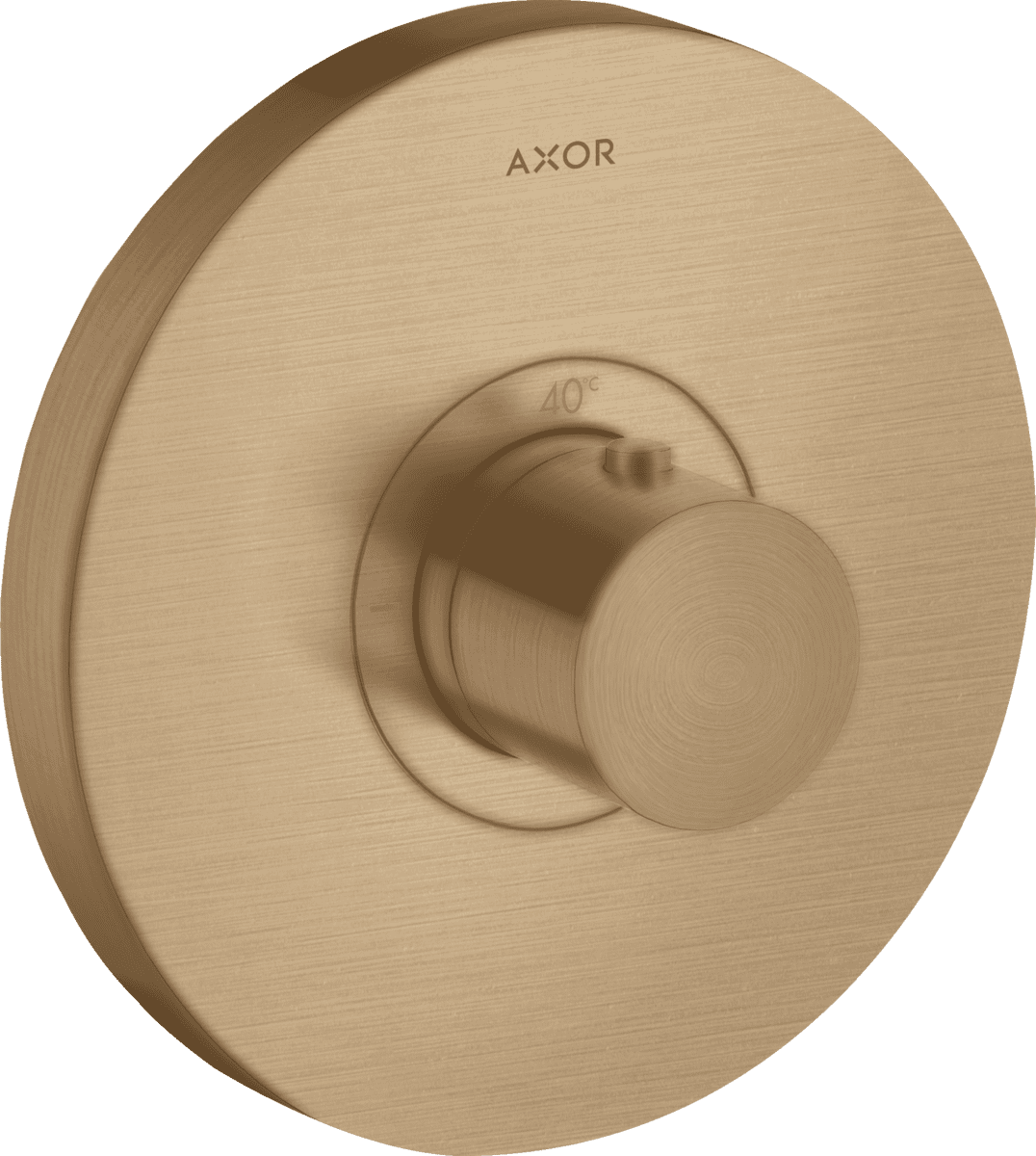HANSGROHE AXOR ShowerSelect Thermostat HighFlow Unterputz rund #36721140 - Brushed Bronze