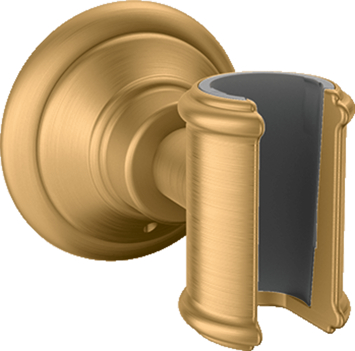 HANSGROHE AXOR Montreux Brausehalter #16325950 - Brushed Brass