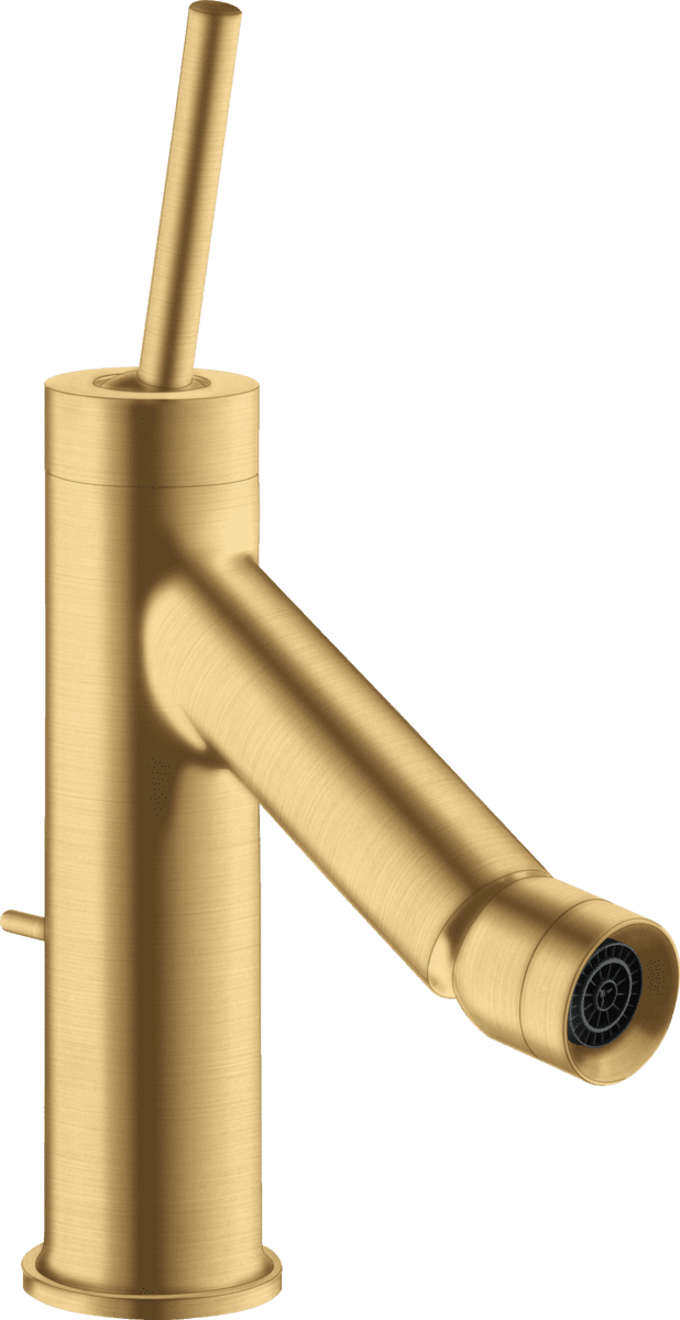 HANSGROHE AXOR Starck Einhebel-Bidetmischer mit Pingriff und Zugstangen-Ablaufgarnitur #10211250 - Brushed Gold Optic