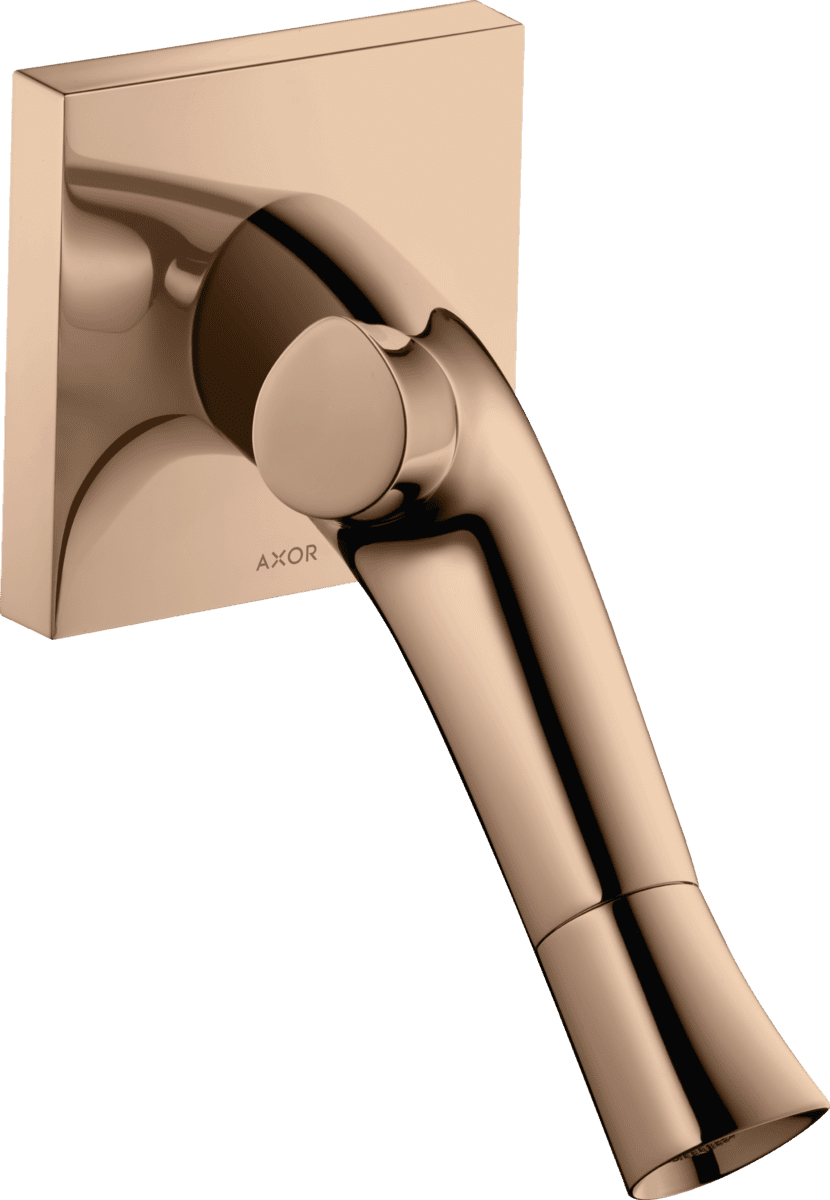 HANSGROHE AXOR Starck Organic 2-Griff Waschtischmischer Unterputz für Wandmontage mit Auslauf 187 mm #12015300 - Polished Red Gold