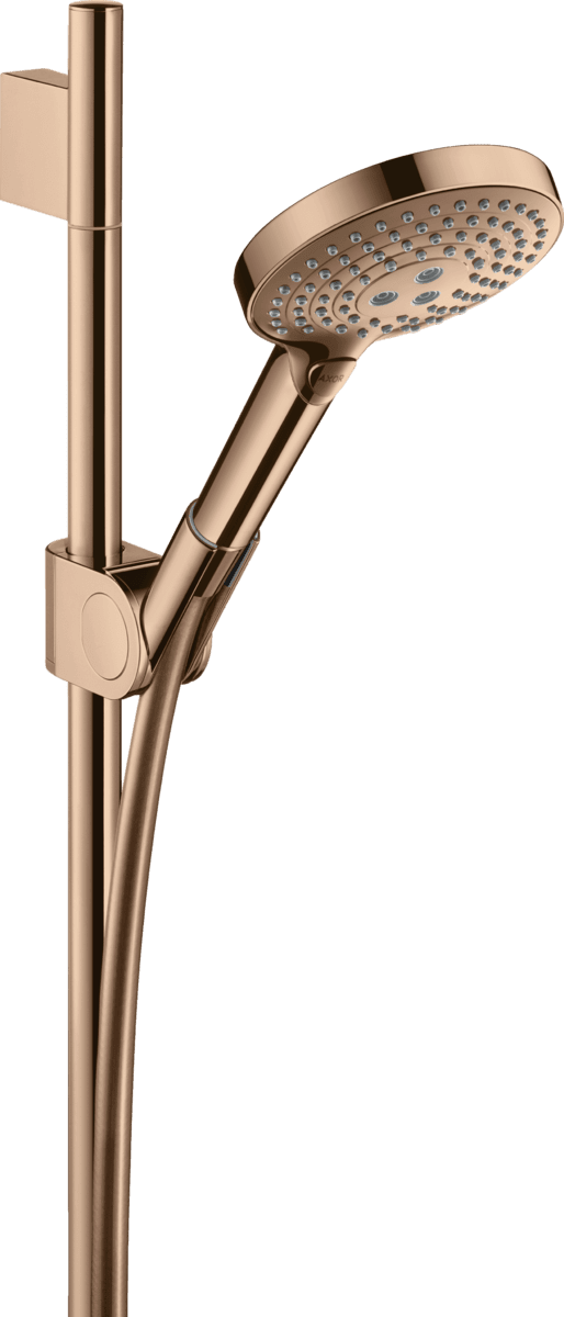 HANSGROHE AXOR Uno Brauseset 0,90 m mit Handbrause 120 3jet #27987300 - Polished Red Gold