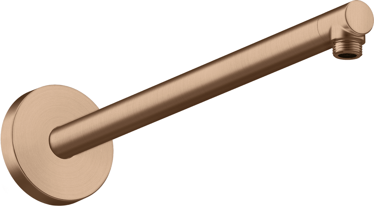 HANSGROHE AXOR ShowerSolutions Brausearm 390 mm #26431310 - Brushed Red Gold