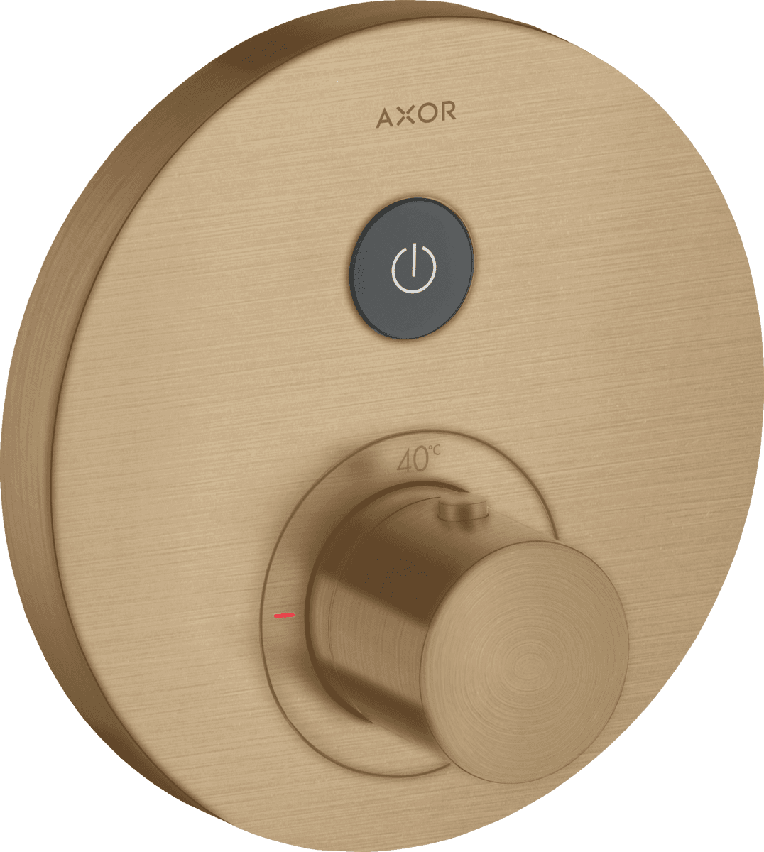 HANSGROHE AXOR ShowerSelect Thermostat Unterputz rund für 1 Verbraucher #36722140 - Brushed Bronze