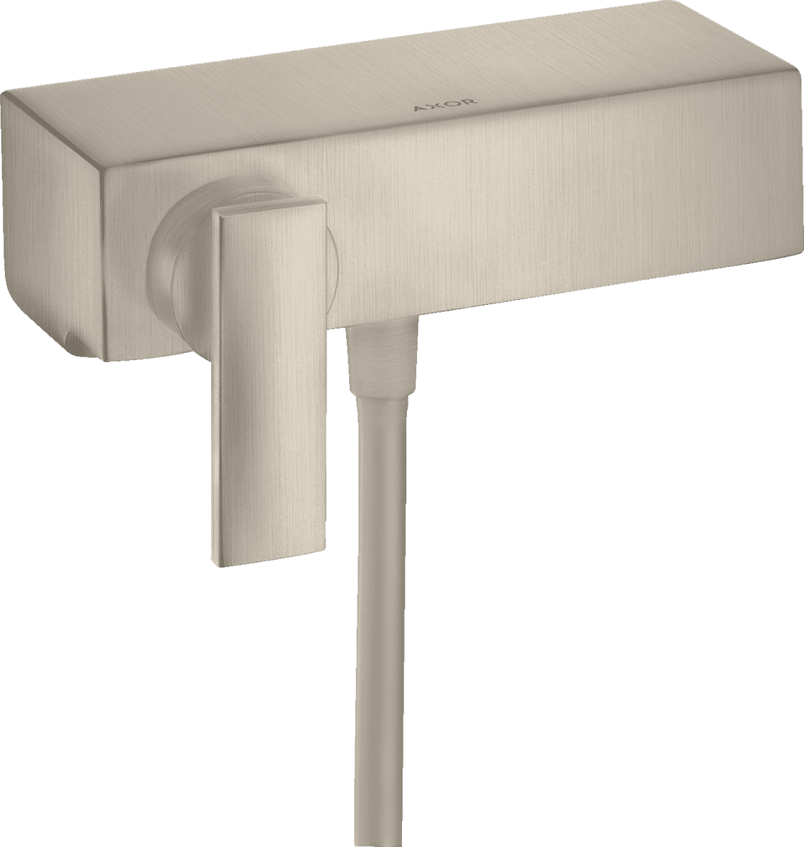 HANSGROHE AXOR Citterio Einhebel-Brausemischer Aufputz mit Hebelgriff #39600820 - Brushed Nickel