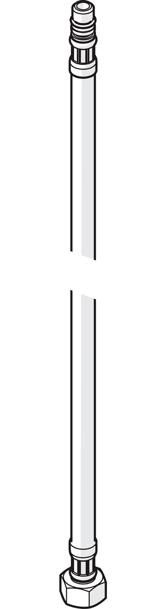 Obrázek HANSA Flexibilní hadička, L=500, G3/8-M10x1 #59911767