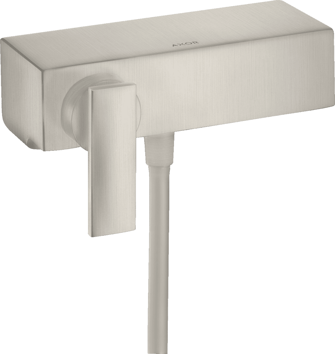 HANSGROHE AXOR Citterio Einhebel-Brausemischer Aufputz mit Hebelgriff #39600800 - Edelstahl Optic