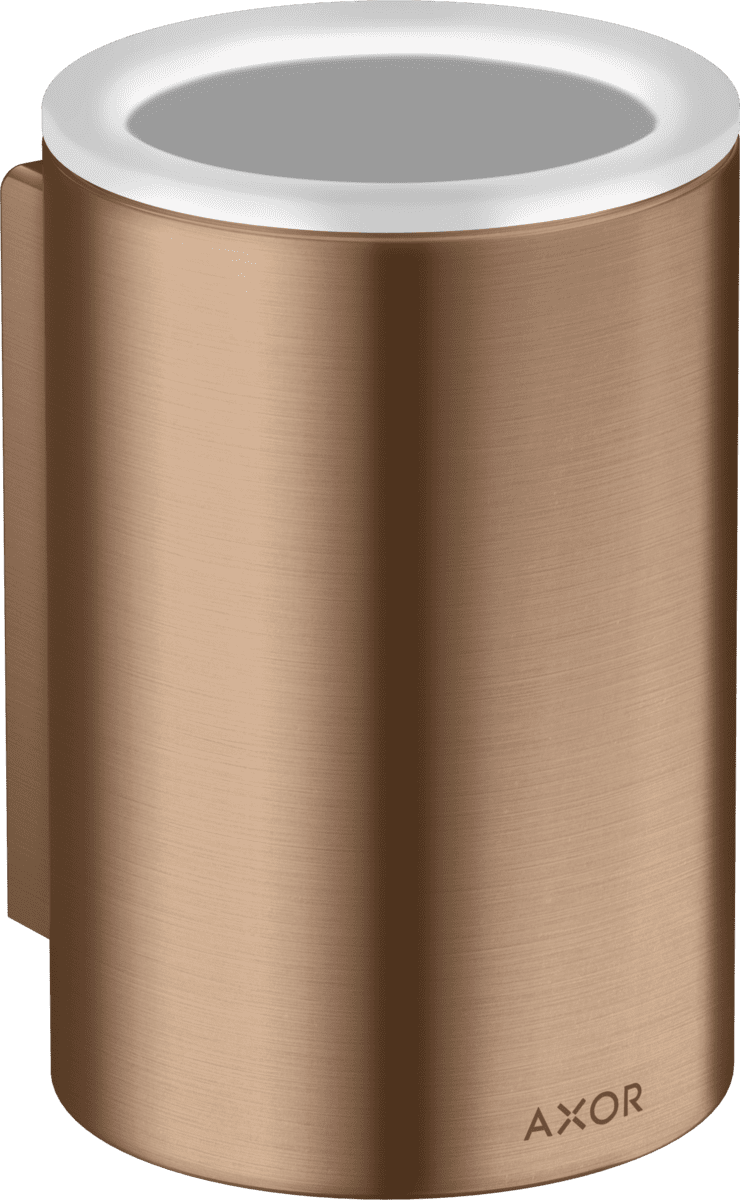 HANSGROHE AXOR Universal Circular Zahnputzbecher #42804310 - Brushed Red Gold