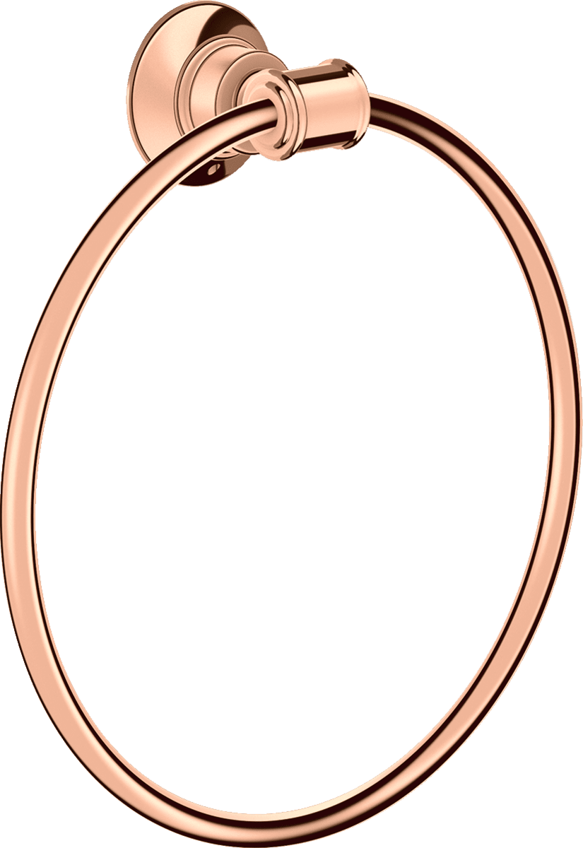 HANSGROHE AXOR Montreux Handtuchring #42021300 - Polished Red Gold