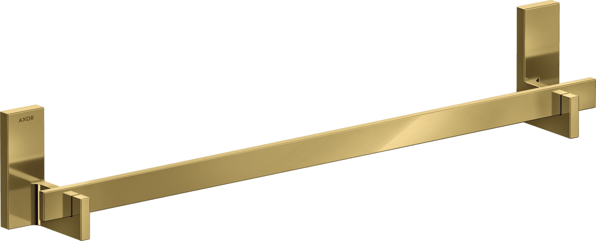 HANSGROHE AXOR Universal Rectangular Badetuchhalter 600 mm #42661990 - Polished Gold Optic