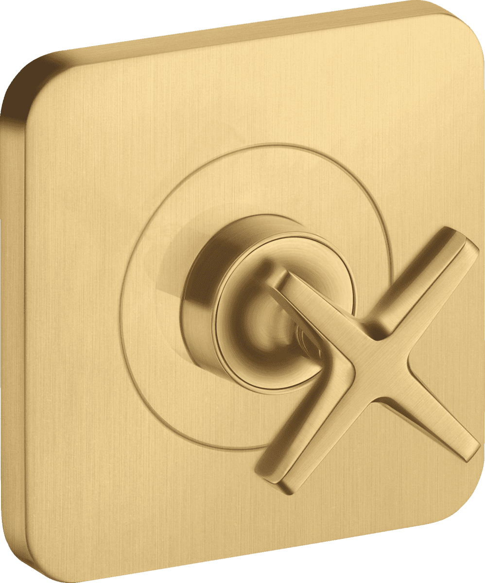 HANSGROHE AXOR Citterio E Absperrventil 120/120 Unterputz #36771250 - Brushed Gold Optic