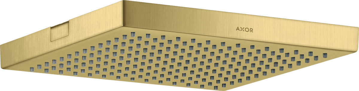HANSGROHE AXOR ShowerSolutions Tepe duşu 240/240 1jet tavandan #10924950 - Mat Pirinç resmi
