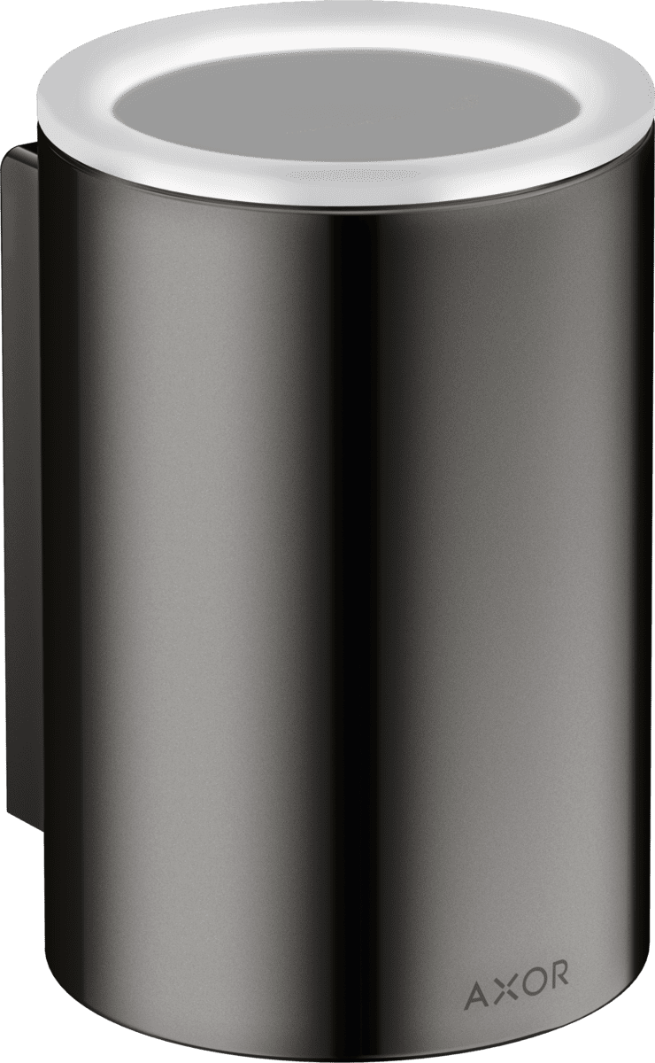 HANSGROHE AXOR Universal Circular Zahnputzbecher #42804330 - Polished Black Chrome