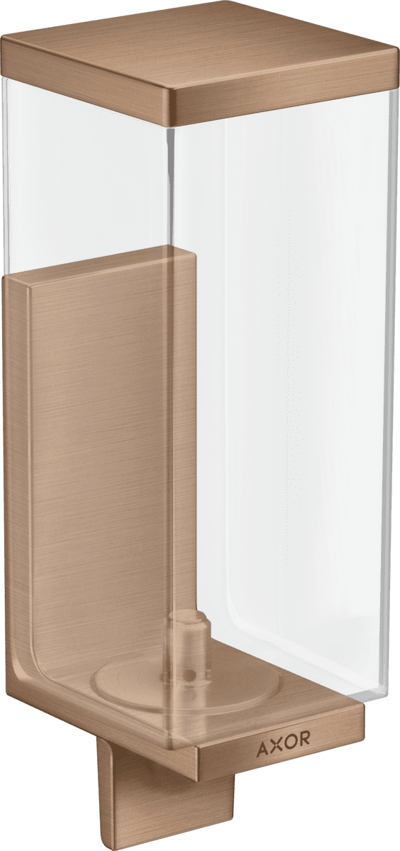 HANSGROHE AXOR Universal Rectangular Lotionspender #42610310 - Brushed Red Gold