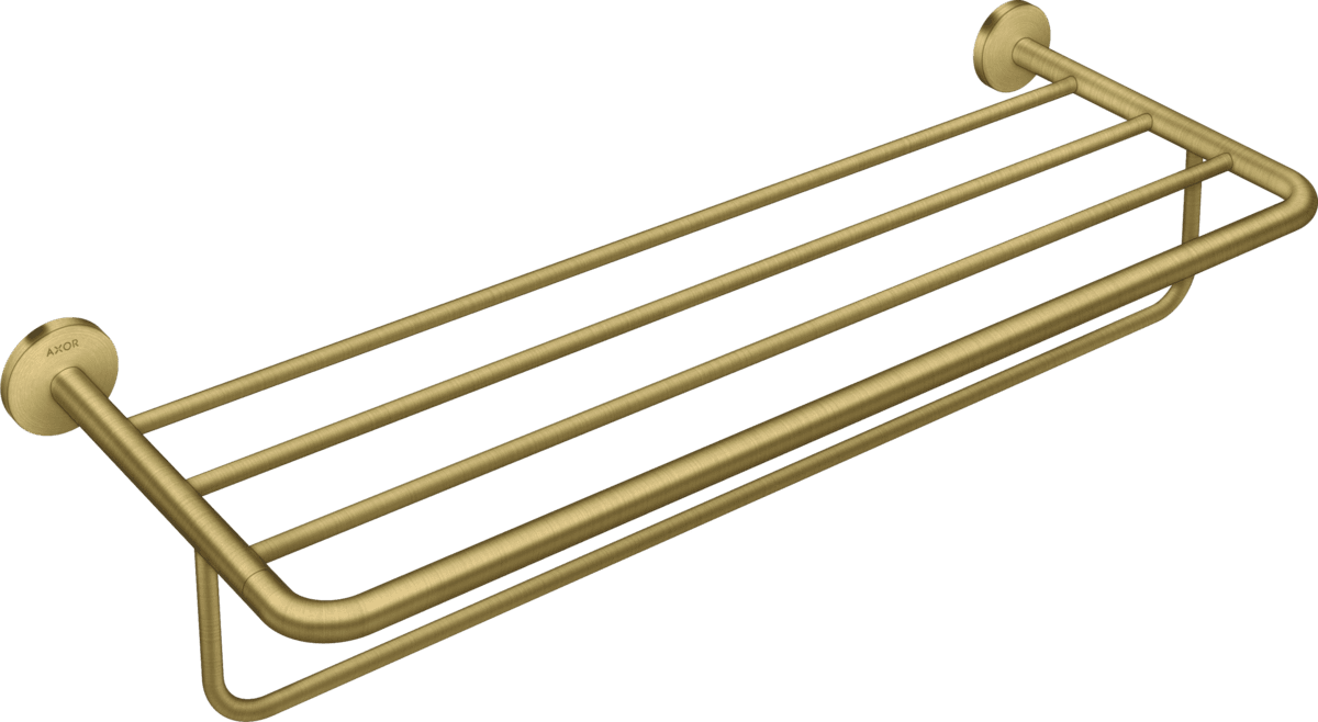 Зображення з  HANSGROHE AXOR Universal Circular Towel rack with towel holder #42843950 - Brushed Brass