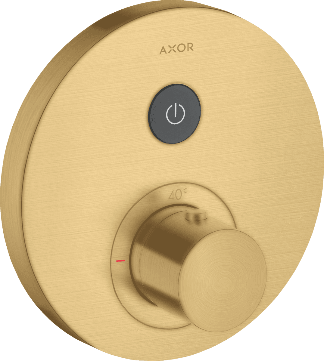HANSGROHE AXOR ShowerSelect Thermostat Unterputz rund für 1 Verbraucher #36722250 - Brushed Gold Optic