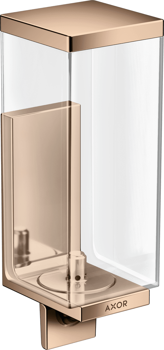HANSGROHE AXOR Universal Rectangular Lotionspender #42610300 - Polished Red Gold
