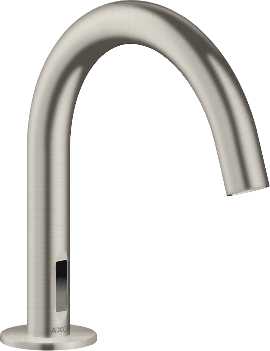HANSGROHE AXOR Uno Elektronik-Waschtischmischer mit Temperaturvoreinstellung Netzanschluss 230 V #38010800 - Edelstahl Optic