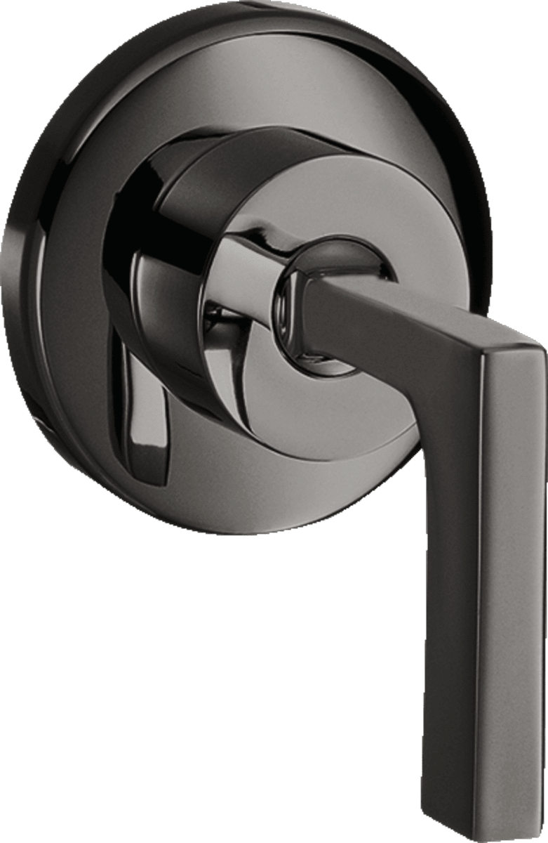 HANSGROHE AXOR Citterio Absperrventil Unterputz mit Hebelgriff #39960330 - Polished Black Chrome