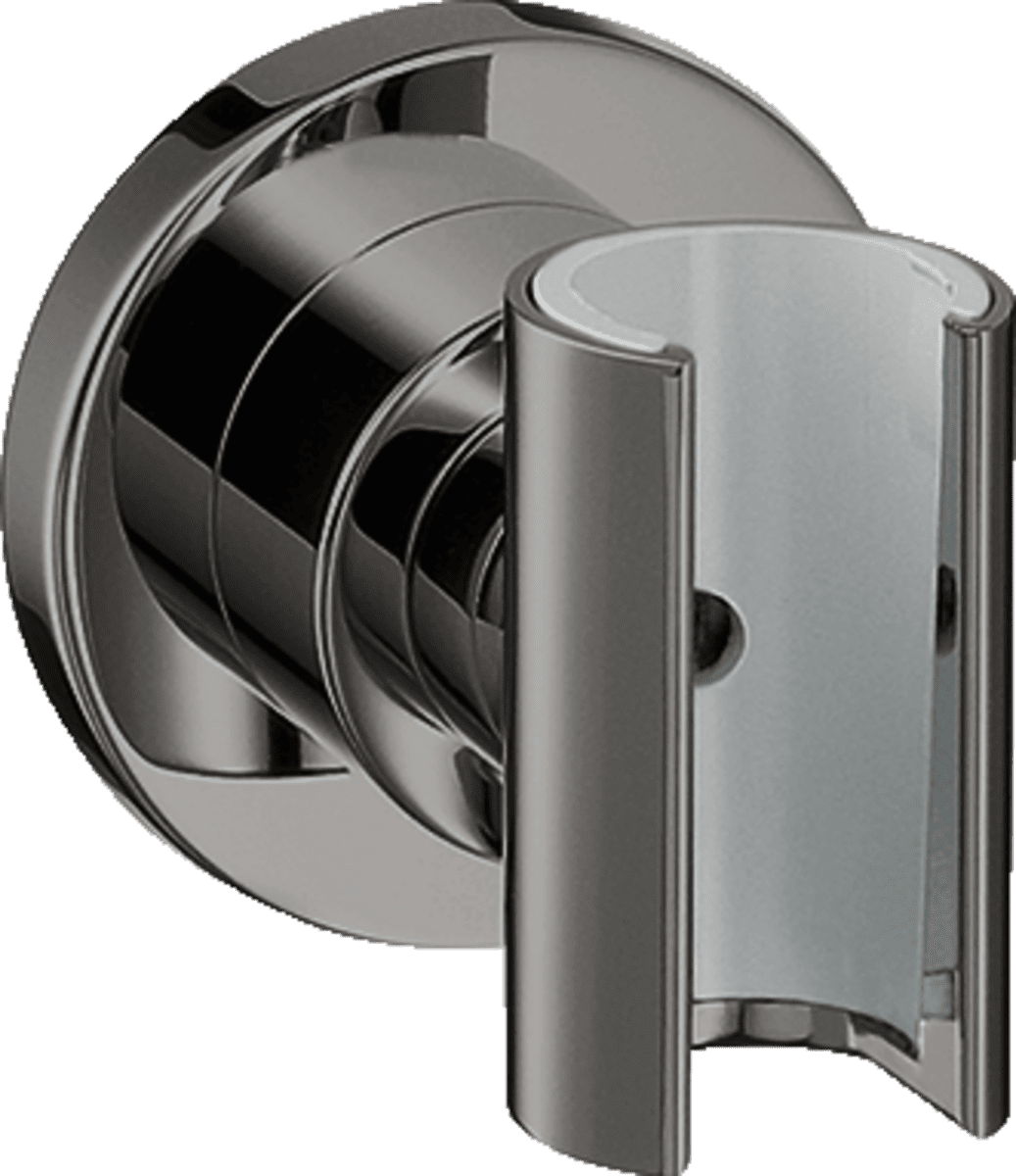 HANSGROHE AXOR Citterio Brausehalter rund #39525330 - Polished Black Chrome