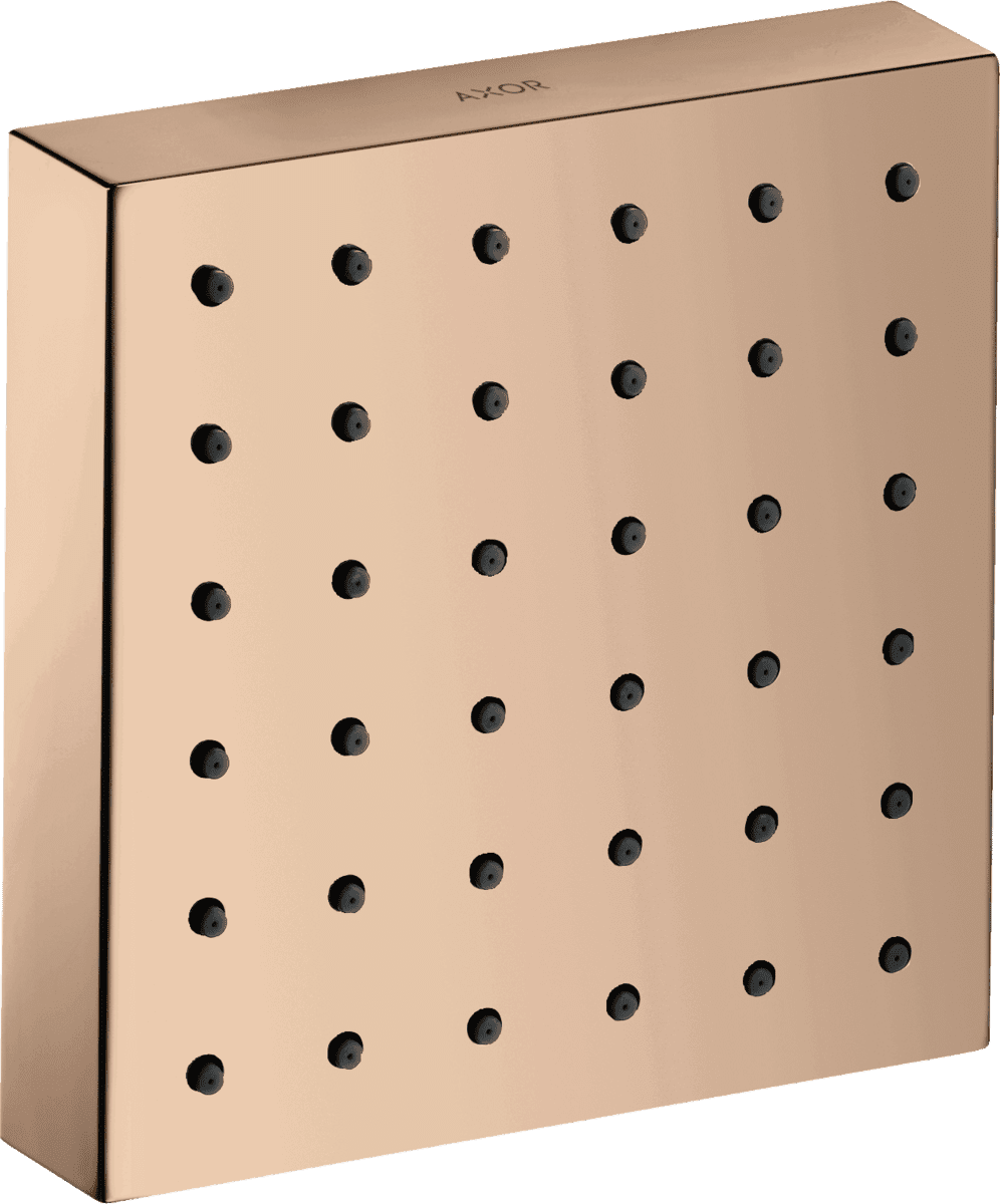 εικόνα του HANSGROHE AXOR ShowerSolutions Shower module 120/120 for concealed installation square #28491300 - Polished Red Gold