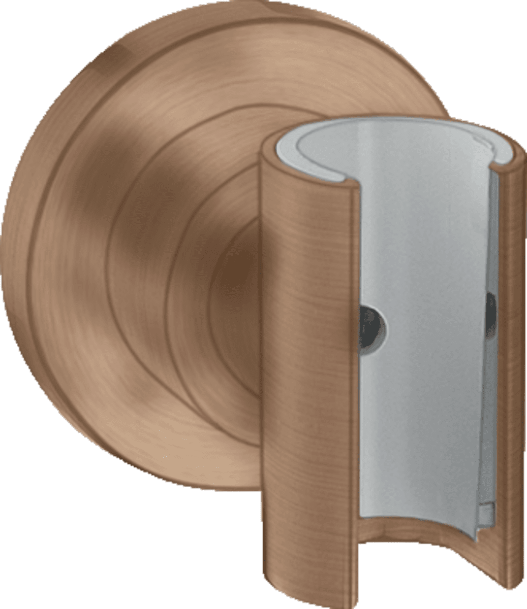 HANSGROHE AXOR Citterio Brausehalter rund #39525310 - Brushed Red Gold