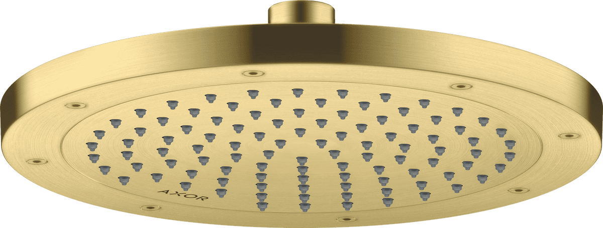 HANSGROHE AXOR ShowerSolutions Kopfbrause 245 1jet EcoSmart+ #35389950 - Brushed Brass