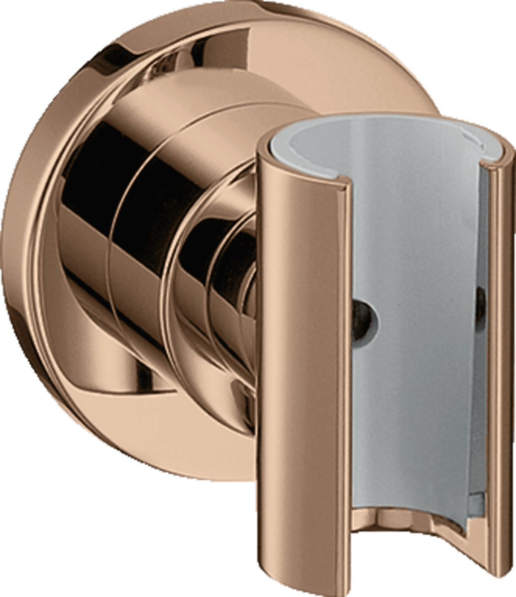 HANSGROHE AXOR Citterio Brausehalter rund #39525300 - Polished Red Gold
