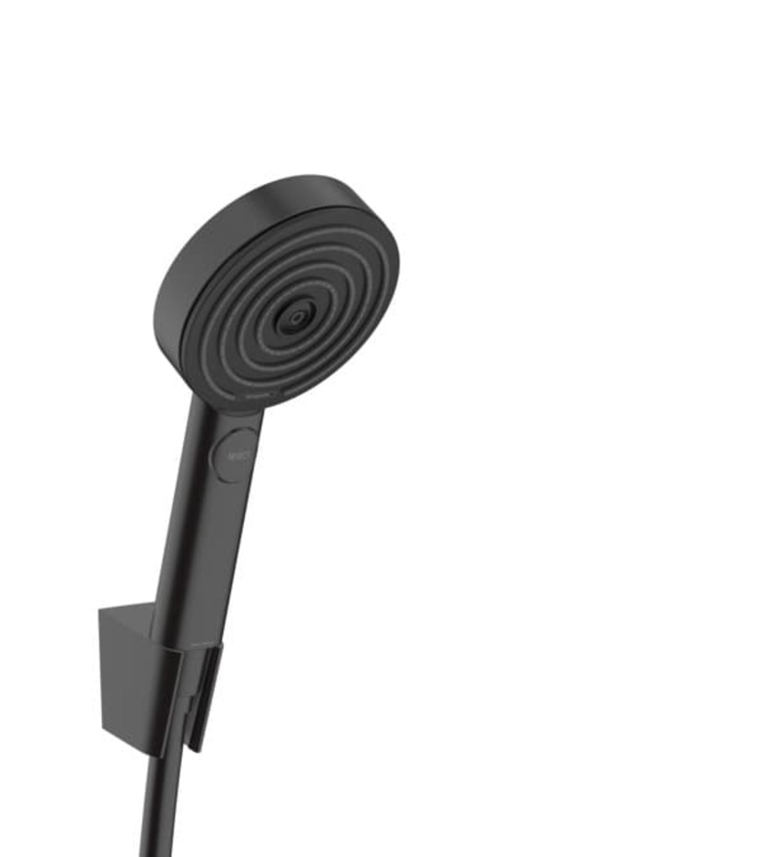 Зображення з  HANSGROHE Pulsify Select S Shower holder set 105 3jet Relaxation with shower hose 125 cm #24302670 - Matt Black
