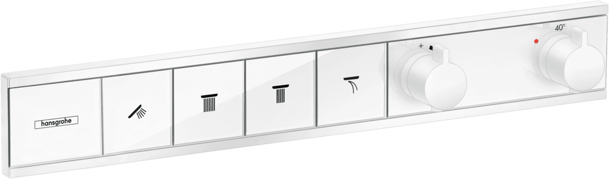 Picture of HANSGROHE RainSelect Thermostat for concealed installation for 4 functions #15382700 - Matt White