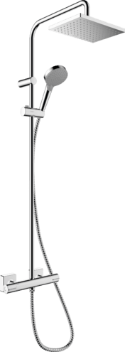 Picture of HANSGROHE Vernis Shape Showerpipe 230 1jet with thermostat #26286000 - Chrome