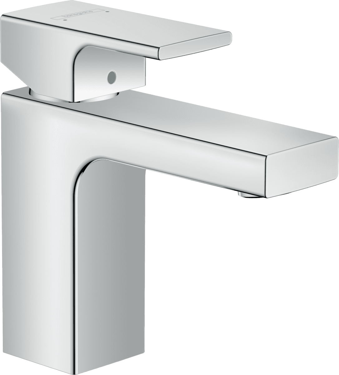 Зображення з  HANSGROHE Vernis Shape single-lever basin mixer 100 with insulated water supply and pop-up waste #71561000 - chrome